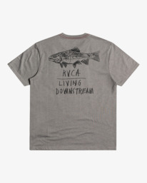 1 Ben Horton Downstream - Short Sleeve T-Shirt for Men Grey C1SSRARVP2 RVCA