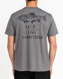 3 Ben Horton Downstream - Short Sleeve T-Shirt for Men Grey C1SSRARVP2 RVCA