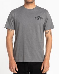 2 Ben Horton Downstream - Short Sleeve T-Shirt for Men Grey C1SSRARVP2 RVCA