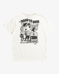 1 Martin Ander Road To Ruin 2022 - T-shirt manches courtes pour Homme Blanc C1SSRERVP2 RVCA