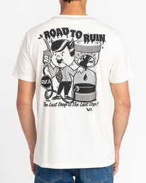 3 Martin Ander Road To Ruin 2022 - T-shirt manches courtes pour Homme Blanc C1SSRERVP2 RVCA