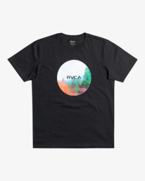 0 Motors - Short Sleeve T-Shirt for Men Black C1SSRLRVP2 RVCA