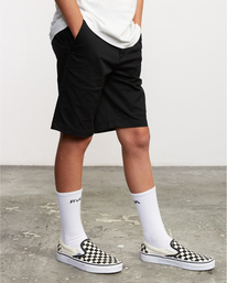 6 Weekday Stretch - Shorts für Jungen 8-16 Schwarz C2WKRARVP2 RVCA