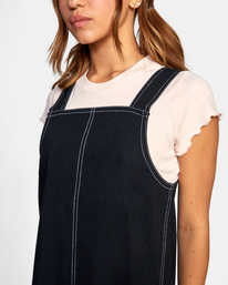 3 Crowd Favourite - Women's Mini Dress Black C3DRRIRVP2 RVCA