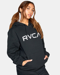 6 Big RVCA 2022 - Hoodie for Women Black C3HORDRVP2 RVCA