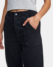 2 Scrunchie - High-Waisted Jeans for Women Black C3PNRGRVP2 RVCA