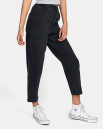 6 Scrunchie - High-Waisted Jeans for Women Black C3PNRGRVP2 RVCA