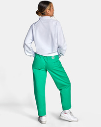3 Camille Rowe Hoops - Trousers for Women Green C3PTRERVP2 RVCA