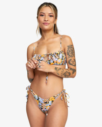 2 Avant Gardner Medium - Mutandina bikini con copertura cheeky da Donna Black C3SBRKRVP2 RVCA
