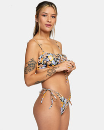 6 Avant Gardner Medium - Mutandina bikini con copertura cheeky da Donna Black C3SBRKRVP2 RVCA