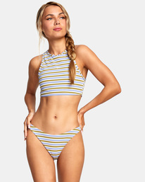 2 For Days Skimpy French - Cheeky Coverage Bikini Bottoms for Women Grey C3SBRQRVP2 RVCA