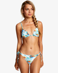 1 Hot Tropic Medium 2022 - Cheeky Coverage Bikini Bottoms for Women Grey C3SBRRRVP2 RVCA