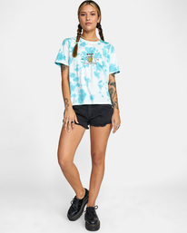 3 West - T-shirt manches courtes pour Femme Bleu C3SSRNRVP2 RVCA