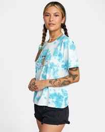 4 West - T-shirt manches courtes pour Femme Bleu C3SSRNRVP2 RVCA