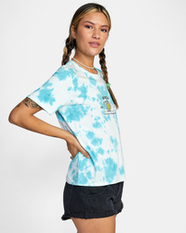 5 West - T-shirt manches courtes pour Femme Bleu C3SSRNRVP2 RVCA