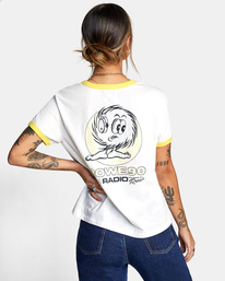 2 Camille Rowe Radio - Short Sleeve T-Shirt for Women  C3SSRTRVP2 RVCA
