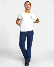 4 Camille Rowe Radio - Short Sleeve T-Shirt for Women  C3SSRTRVP2 RVCA