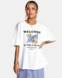 0 Camille Rowe Wineries - T-Shirt für Frauen Weiss C3SSRXRVP2 RVCA