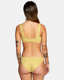 8 June Bloom - Haut de bikini bralette à encolure ronde pour Femme Noir C3STRGRVP2 RVCA