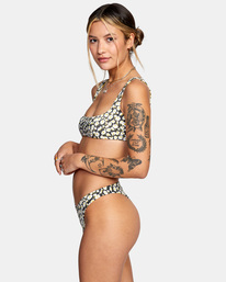 5 June Bloom - Haut de bikini bralette à encolure ronde pour Femme Noir C3STRGRVP2 RVCA