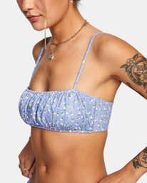 6 Mille - Bandeau Bikini Top for Women Grey C3STRORVP2 RVCA