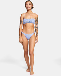 2 Mille - Bandeau Bikini Top for Women Grey C3STRORVP2 RVCA