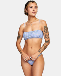 3 Mille - Bandeau Bikini Top for Women Grey C3STRORVP2 RVCA