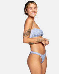 5 Mille - Bandeau Bikini Top for Women Grey C3STRORVP2 RVCA
