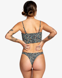 2 No Matter - Bandeau Bikini Top for Women Grey C3STRPRVP2 RVCA