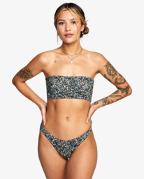 1 No Matter - Bandeau Bikini Top for Women Grey C3STRPRVP2 RVCA