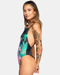 4 Luke Pelletier Uncaged - Badeanzug für Frauen Schwarz C3SWRARVP2 RVCA