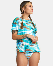 5 Recess - T-shirt manches courtes pour Femme Bleu C3TPRJRVP2 RVCA