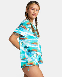 6 Recess - T-shirt manches courtes pour Femme Bleu C3TPRJRVP2 RVCA