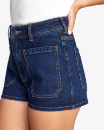 4 Camille Rowe - Shorts for Women Purple C3WKRBRVP2 RVCA