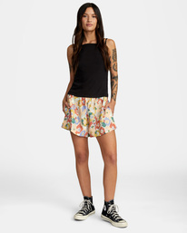 3 Linen Sawyer - Shorts für Frauen Grau C3WKRFRVP2 RVCA