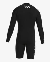 1 2/2mm Zak Noyle - Chest Zip Long Sleeve Wetsuit for Men Black C42MRDRVMU RVCA