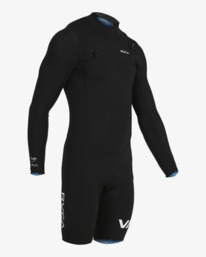 5 2/2mm Zak Noyle - Chest Zip Long Sleeve Wetsuit for Men Black C42MRDRVMU RVCA
