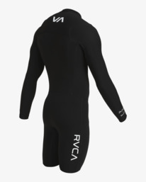 6 2/2mm Zak Noyle - Chest Zip Long Sleeve Wetsuit for Men Black C42MRDRVMU RVCA