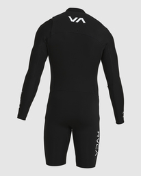 10 2/2mm Zak Noyle - Chest Zip Long Sleeve Wetsuit for Men Black C42MRDRVMU RVCA