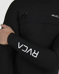 19 2/2mm Zak Noyle - Chest Zip Long Sleeve Wetsuit for Men Black C42MRDRVMU RVCA