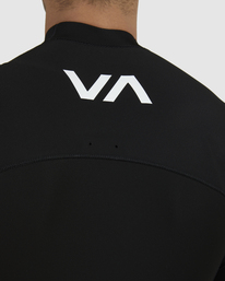 20 2/2mm Zak Noyle - Chest Zip Long Sleeve Wetsuit for Men Black C42MRDRVMU RVCA