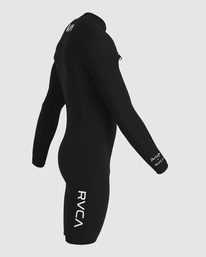 11 2/2mm Zak Noyle - Chest Zip Long Sleeve Wetsuit for Men Black C42MRDRVMU RVCA
