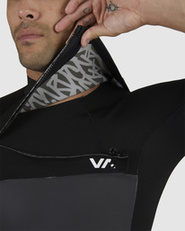 12 2/2mm Balance - Chest Zip Wetsuit for Men Black C42MRFRVMU RVCA