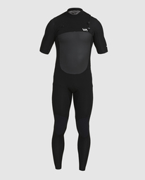 1 2/2mm Balance - Chest Zip Wetsuit for Men Black C42MRFRVMU RVCA