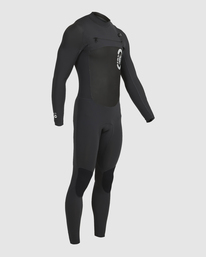 5 3/2mm Benjamin Jeanjean - Chest Zip Wetsuit for Men Black C43MRDRVMU RVCA