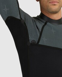 6 3/2mm Benjamin Jeanjean - Chest Zip Wetsuit for Men Black C43MRDRVMU RVCA