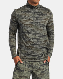 1 Ben Horton Vent - Haut manches longues demi-zip pour Homme Gris C4KTMCRVP2 RVCA