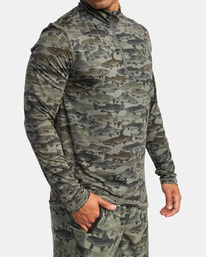 5 Ben Horton Vent - Haut manches longues demi-zip pour Homme Gris C4KTMCRVP2 RVCA