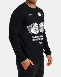7 Carlson Gracie Forever - T-shirt manches longues pour Homme Noir C4LSGARVMU RVCA