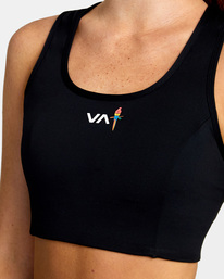 6 Luke Pelletier X Kristen Liu Wong - Brassière de sport pour Femme Noir C4UNWBRVP2 RVCA